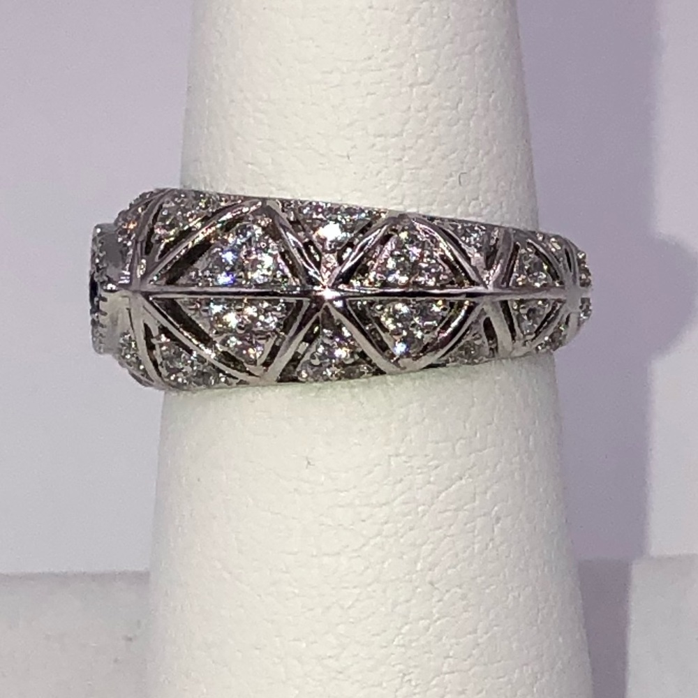 Sapphire Evil Eye Ring - Picture 5 of 11
